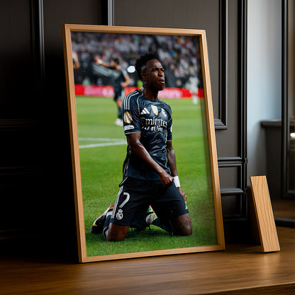 Cadre Photo Real Madrid - Célébration de Vinicius Jr