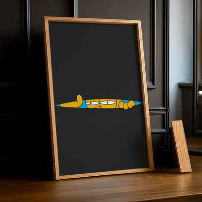 Cadre Photo Les Simpsons - Homer's Watching