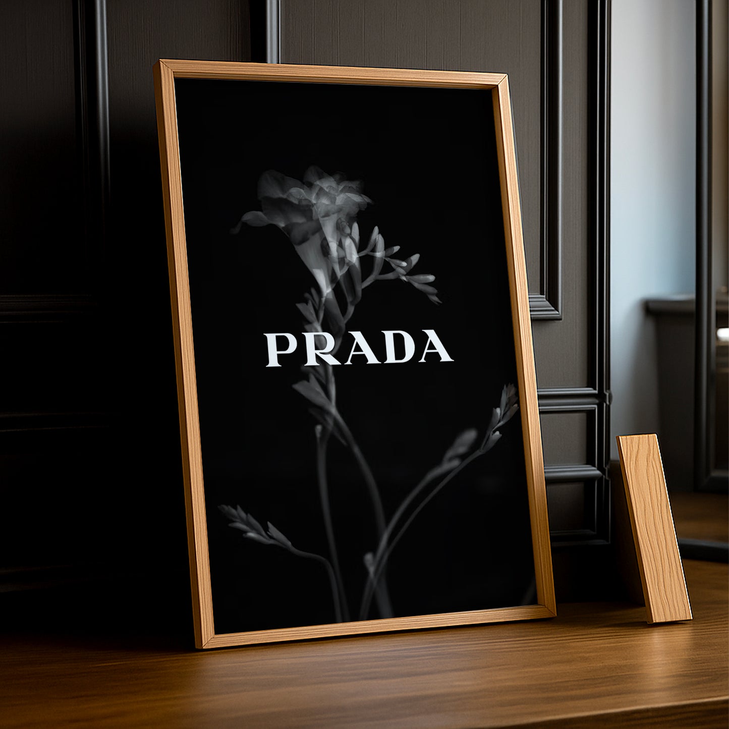 Cadre Photo Prada - Black Flower