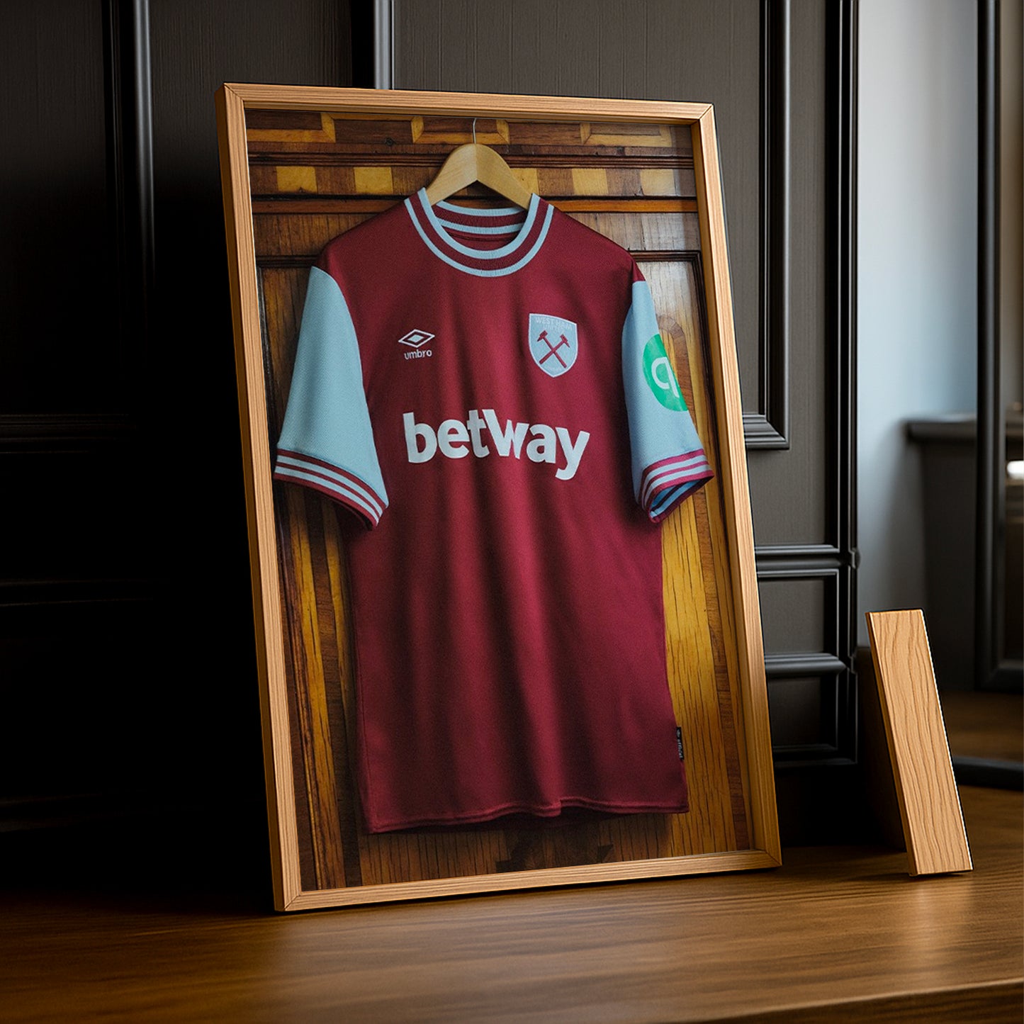 Cadre photo - Maillot West Ham 25-26