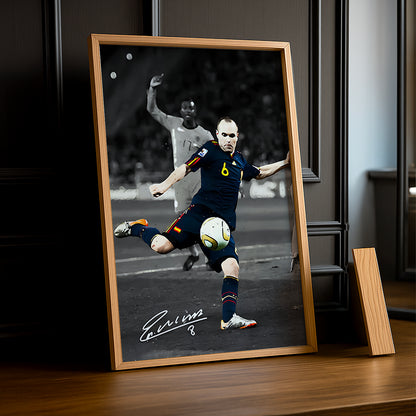 Cadre photo de Andrés Iniesta