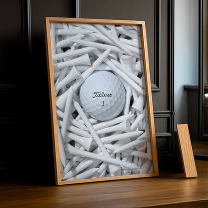 Cadre Photo Golf - Titleist White