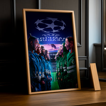 Cadre photo Olympique de Marseille Champions League