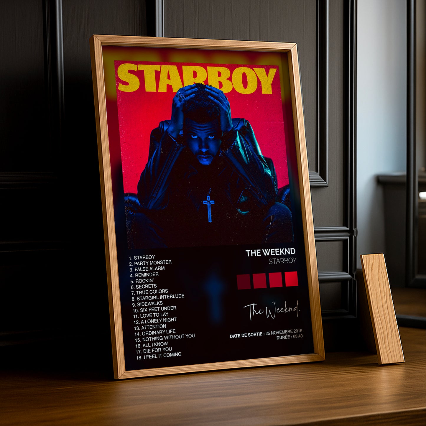 Poster The Weeknd - Album Starboy