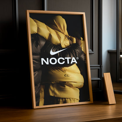 Cadre photo Nocta x Nike jaune