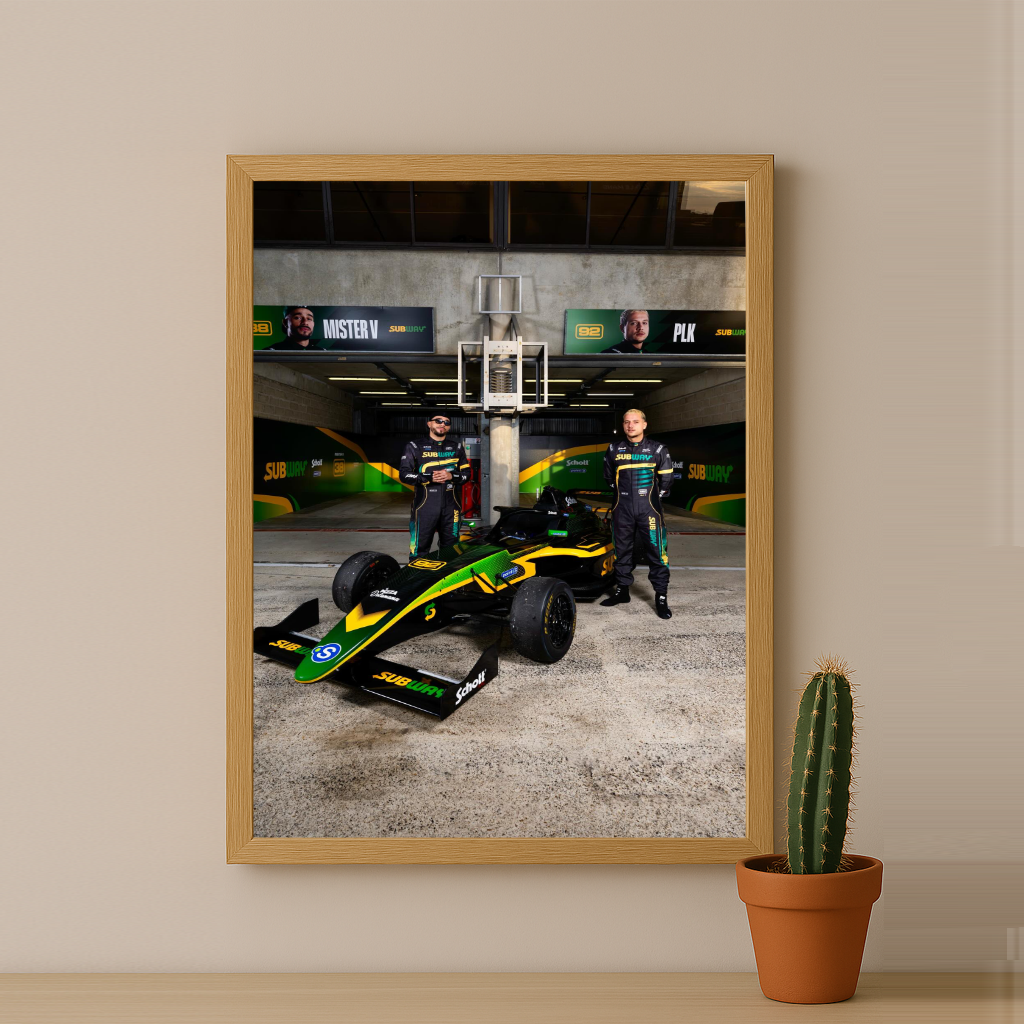 Poster encadrée GP Explorer - Écurie Subway Mister V x PLK