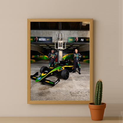 Poster encadrée GP Explorer - Écurie Subway Mister V x PLK