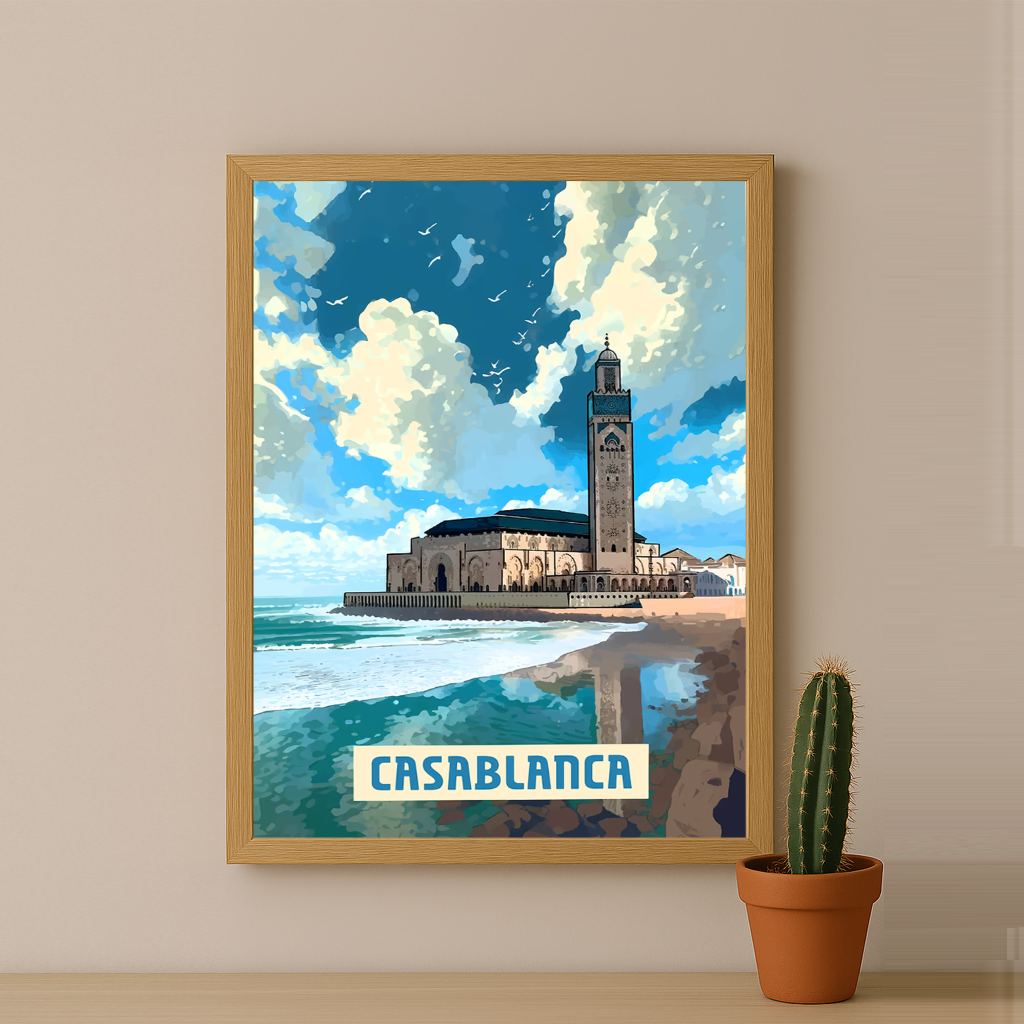 Casablanca Maroc - Poster