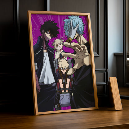 Cadre Photo My Hero Academia - Purple Team