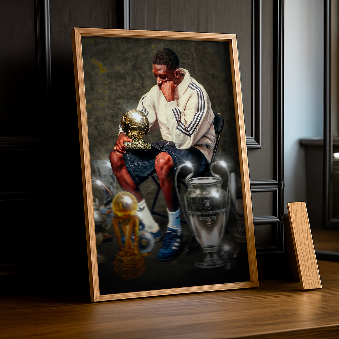 Cadre photo Ousmane Dembélé Ballon d'Or