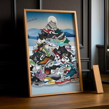 Poster Nike Sneakers Sapin