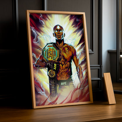 Cadre photo Israel Adesanya UFC