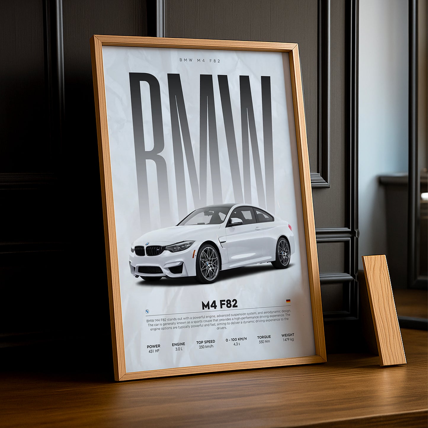 Cadre photo BMW M4 F82