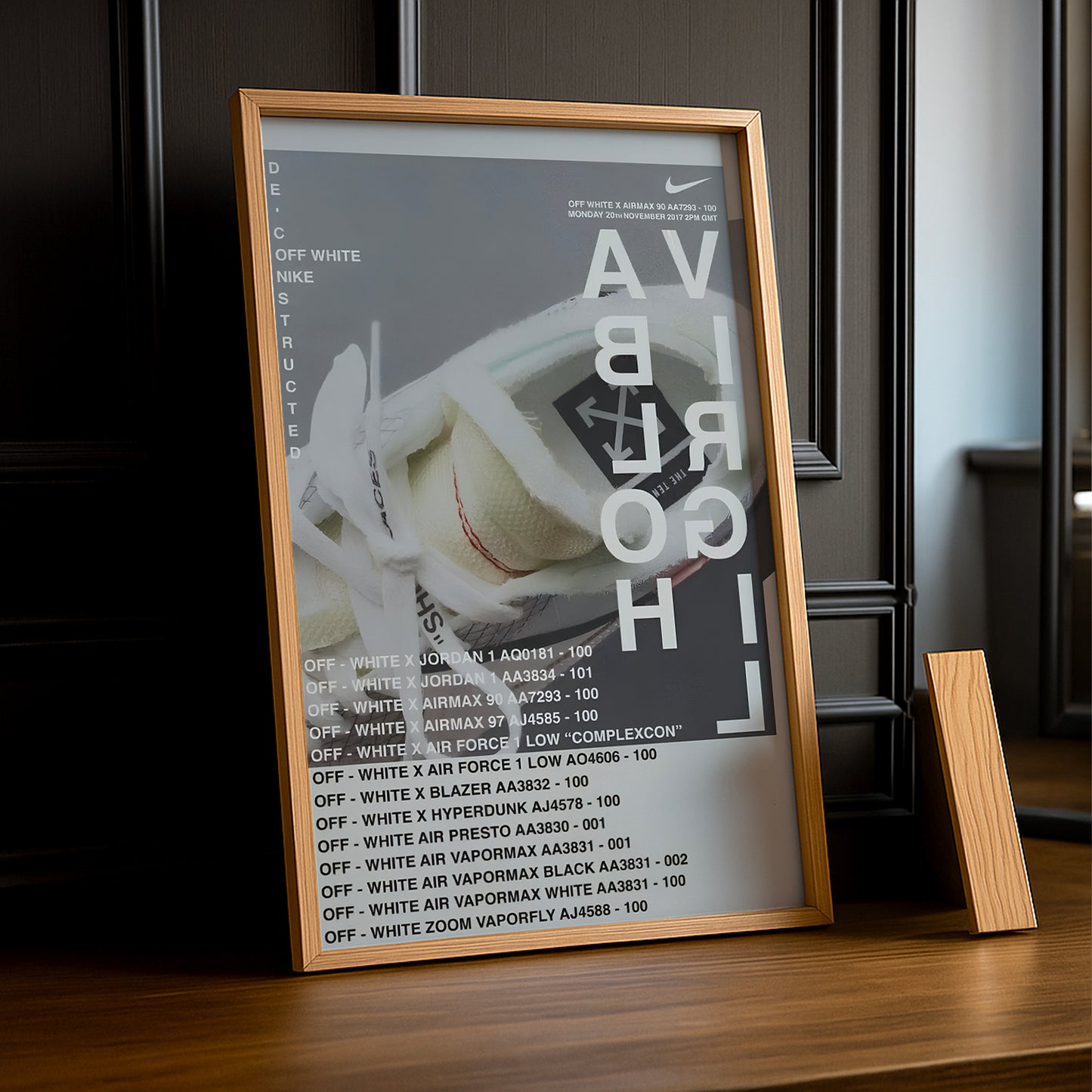 Cadre photo Nike x Off-White