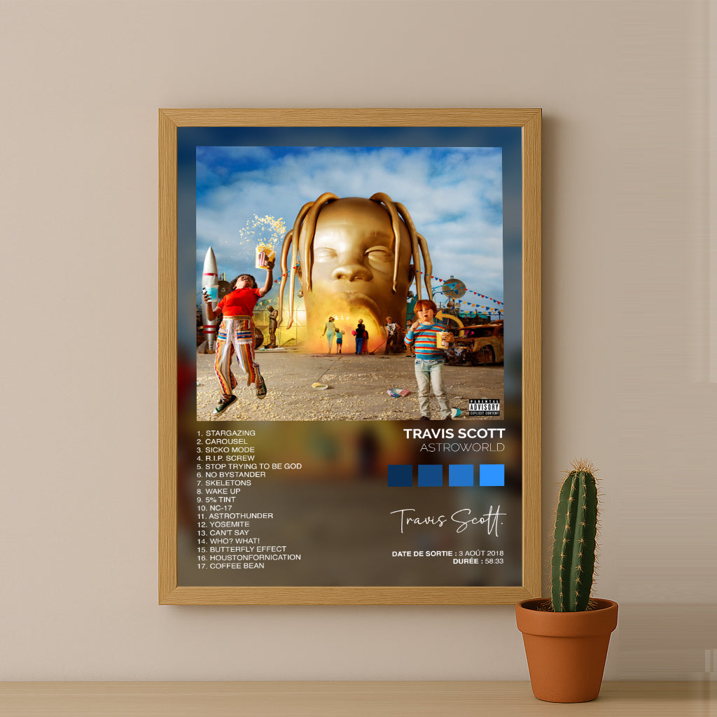 Poster Travis Scott - Album Astroworld