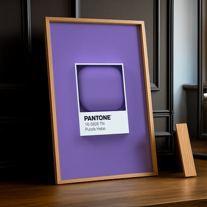 Cadre Photo Pantone Étiquette - Purple Hebe