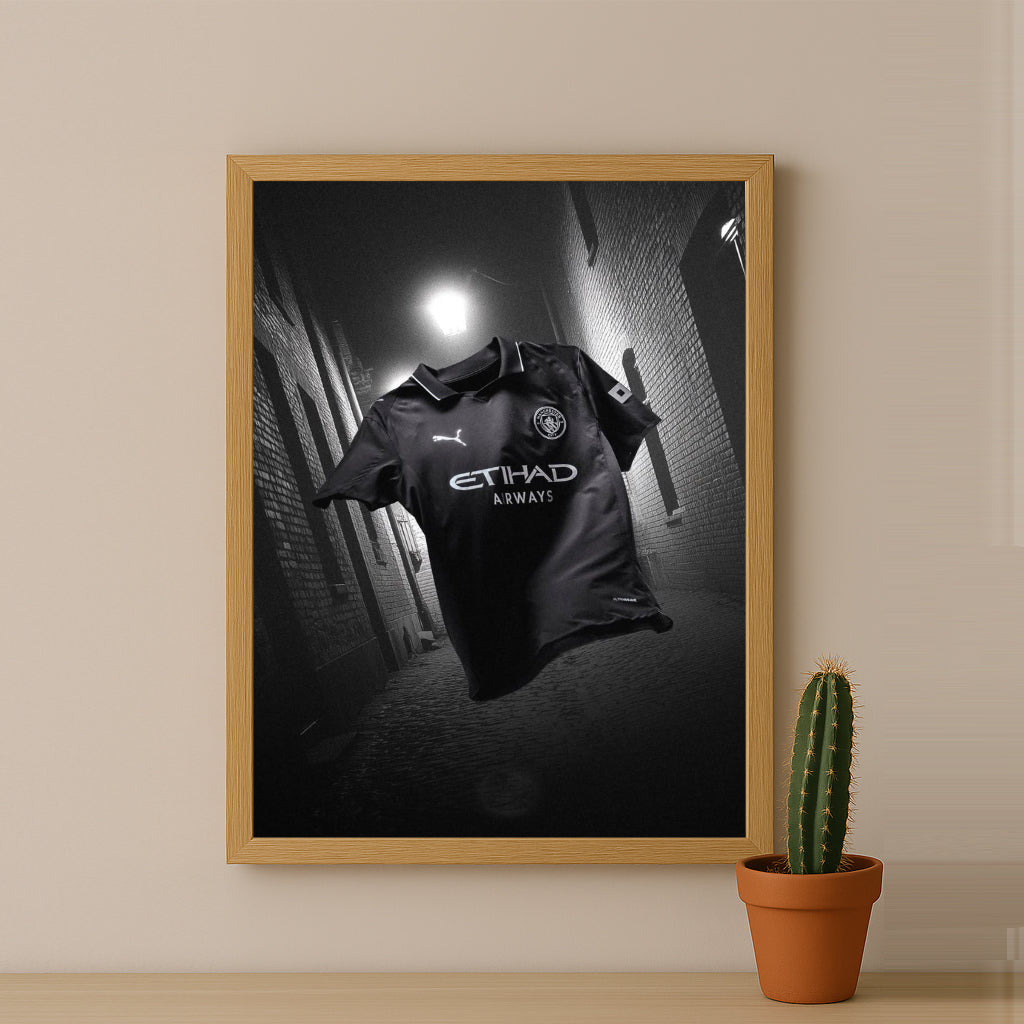 Cadre photo - Maillot Manchester City Extérieur 25-26