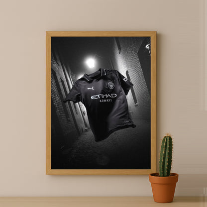 Cadre photo - Maillot Manchester City Extérieur 25-26