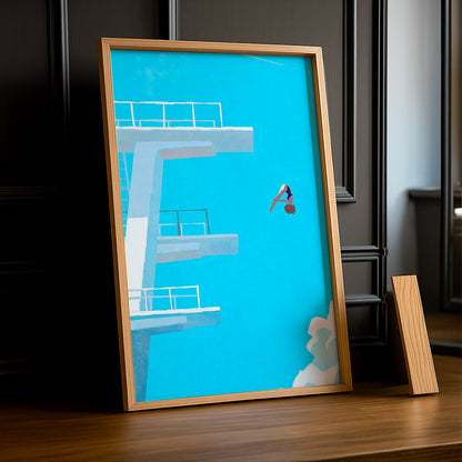 Cadre Photo Natation - Plongeon