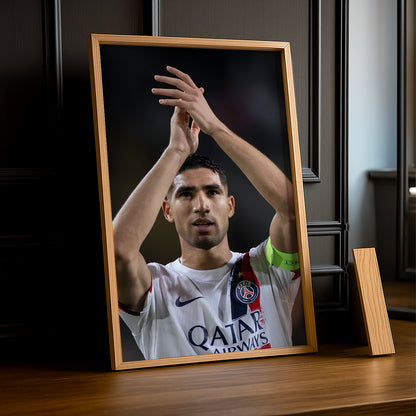 Poster encadrée Paris Saint-Germain - Achraf Hakimi PSG
