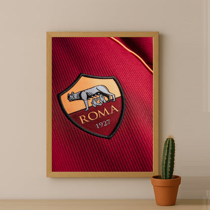 Poster Maillot Football - AS Roma Kit 25-26