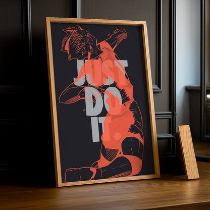 Cadre photo Volley-Ball - Just Do It Hinata Shoyo