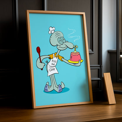 Cadre Photo Bob L'Éponge - Carlo Kiss The Cook