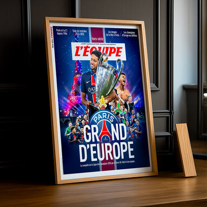 Cadre photo L'Equipe Paris Grand Europe