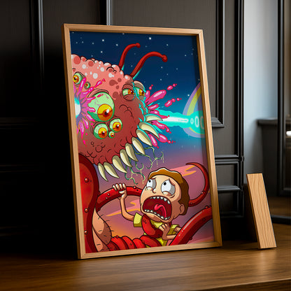 Cadre photo de Rick et Morty