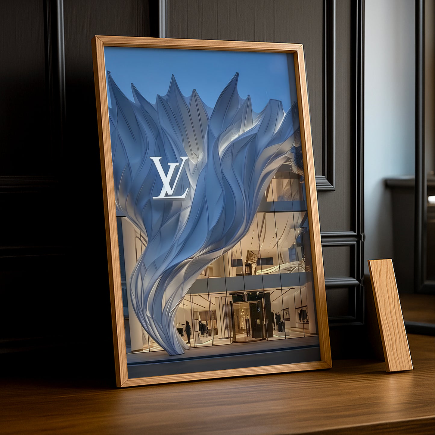 Cadre photo Louis Vuitton devanture