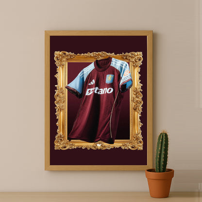 Cadre photo - Maillot Aston Villa Domicile 25-26