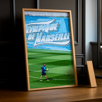 Poster encadrée Olympique de Marseille - Wall