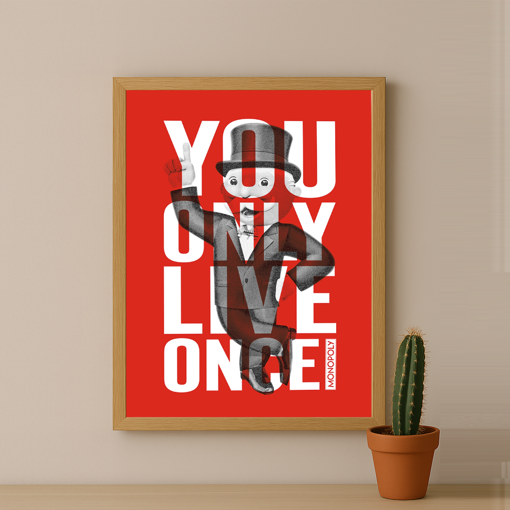 Monopoly You Only Live Once - Poster