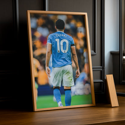 Poster Manchester City - Rayan Cherki 10