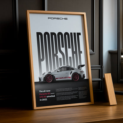 Poster Voitures - Porsche 911 GT3 RS