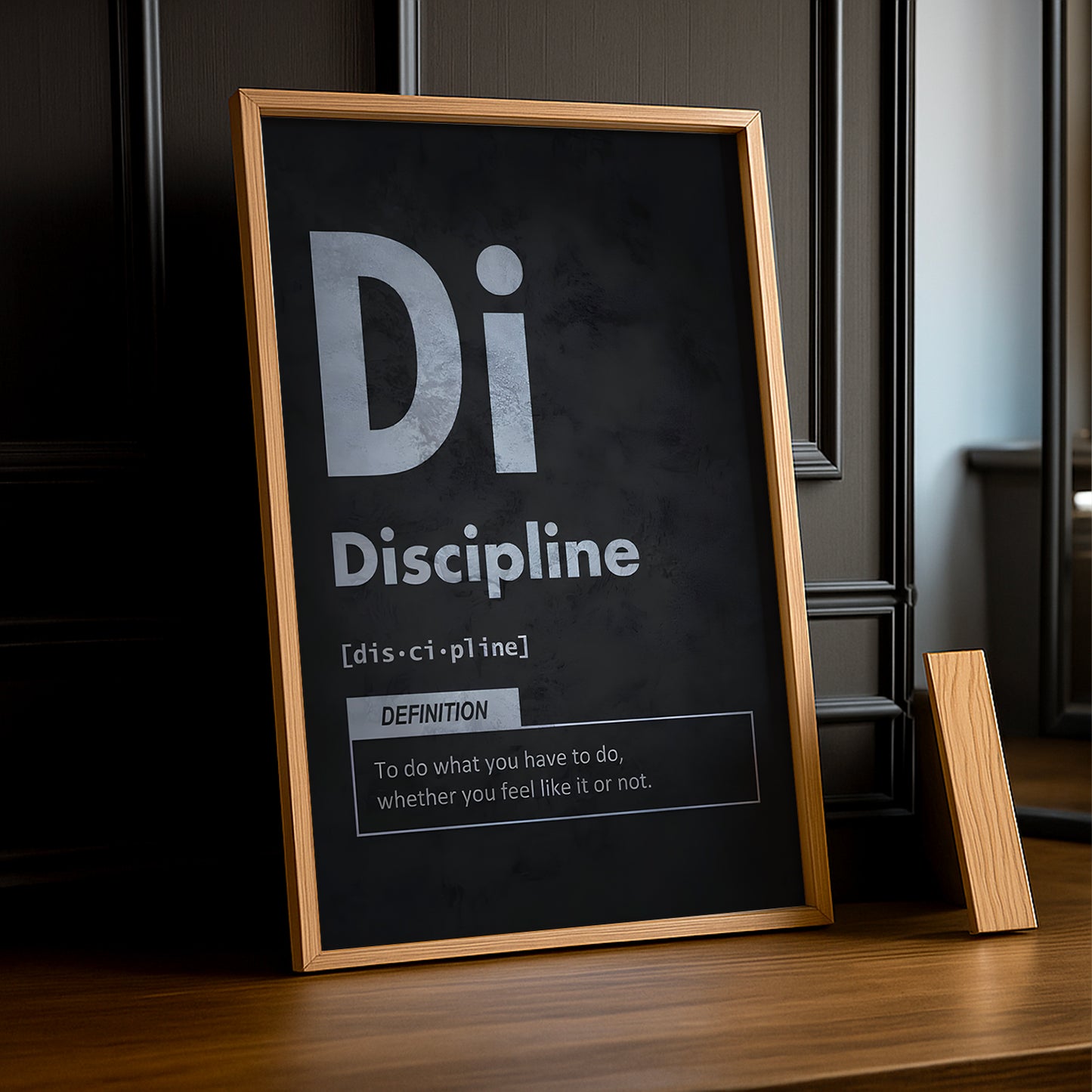 Cadre photo Motivation - Discipline