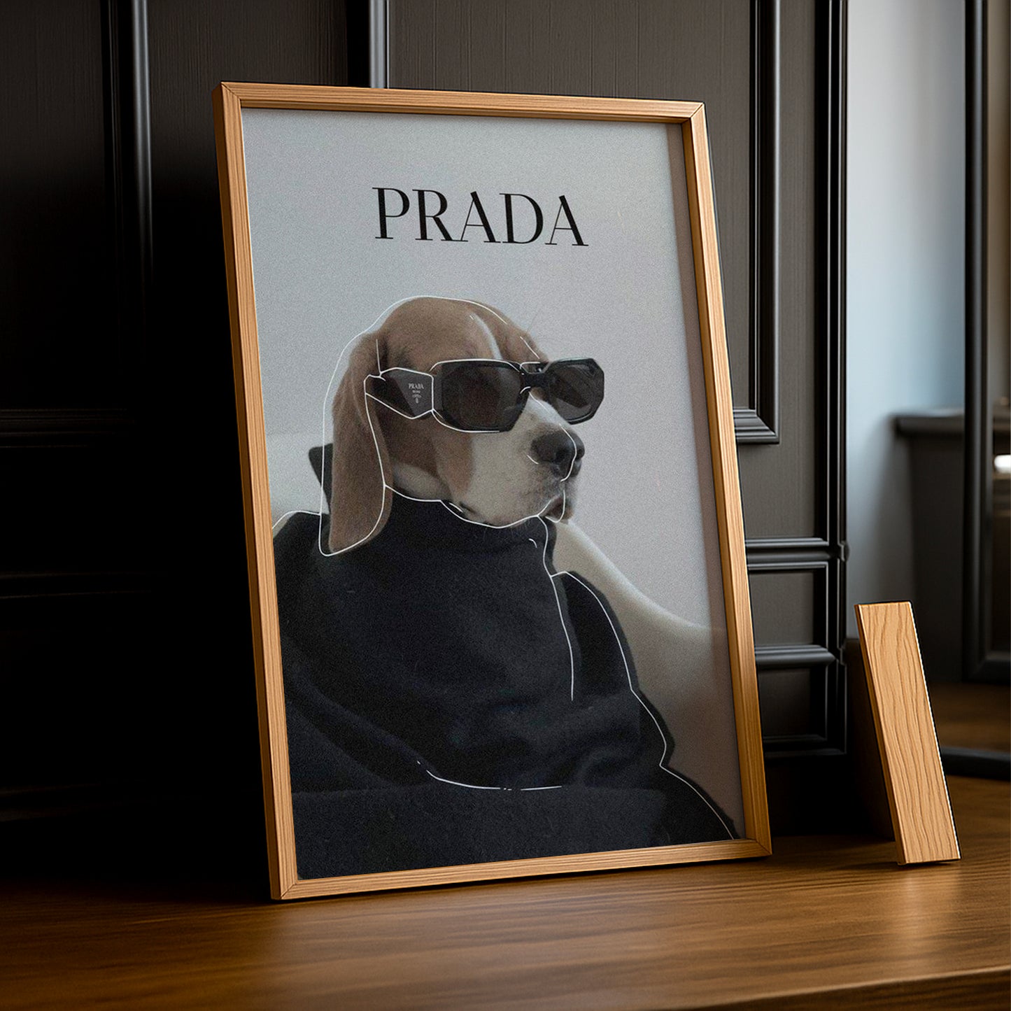 Cadre Photo Prada - Aesthetic Dog