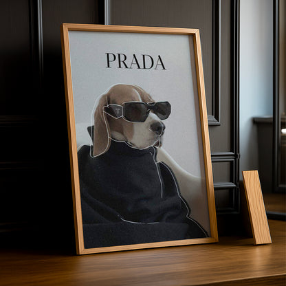 Cadre Photo Prada - Aesthetic Dog