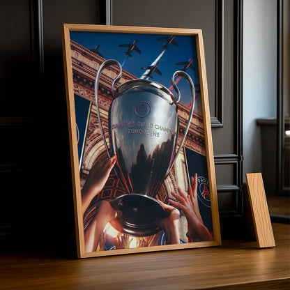 Cadre photo Paris Saint-Germain Ligue des champions