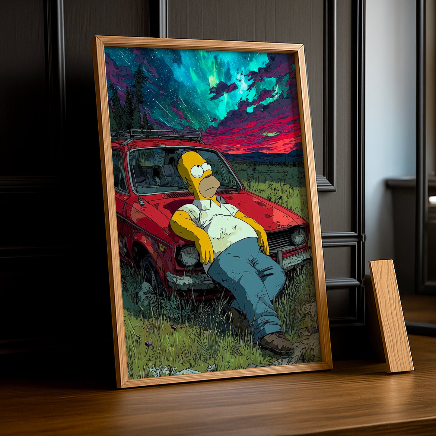 Cadre Photo Les Simpsons - Homer Simpson Thinking