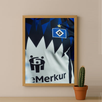 Poster Maillot Football - Hambourg Kit 25-26