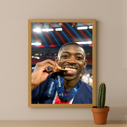 Cadre photo Paris Saint-Germain Ousmane Dembélé