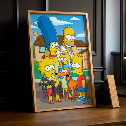 Cadre Photo Les Simpsons - Photo de famille