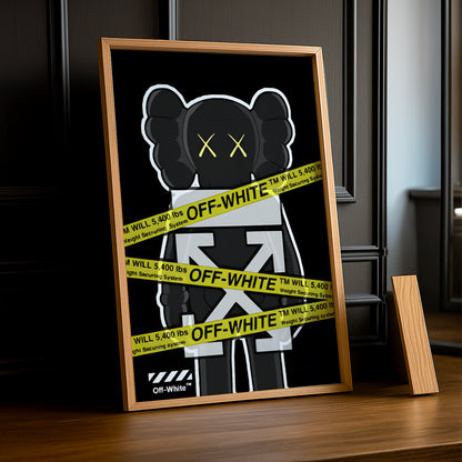 Cadre photo Kaws off-white