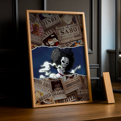 Cadre photo Brook One Piece