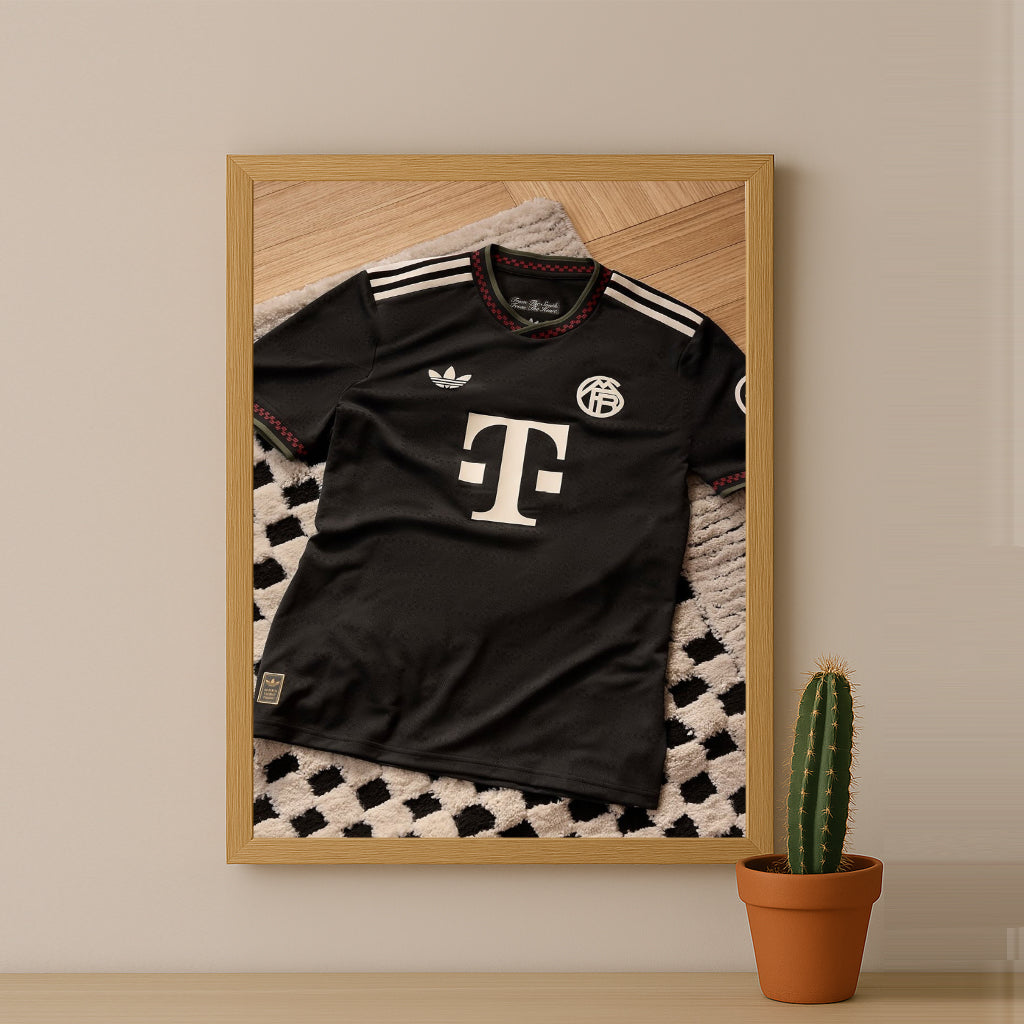 Poster Maillot Football - Bayern Munich Extérieur 25-26