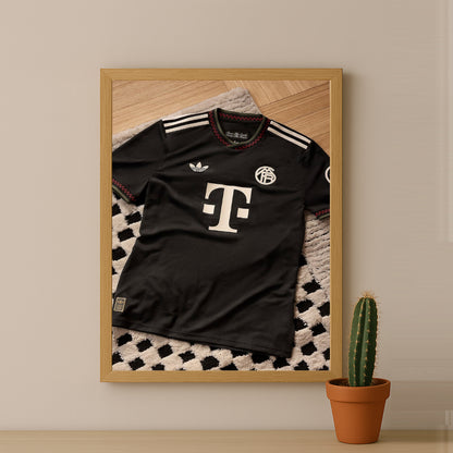 Poster Maillot Football - Bayern Munich Extérieur 25-26