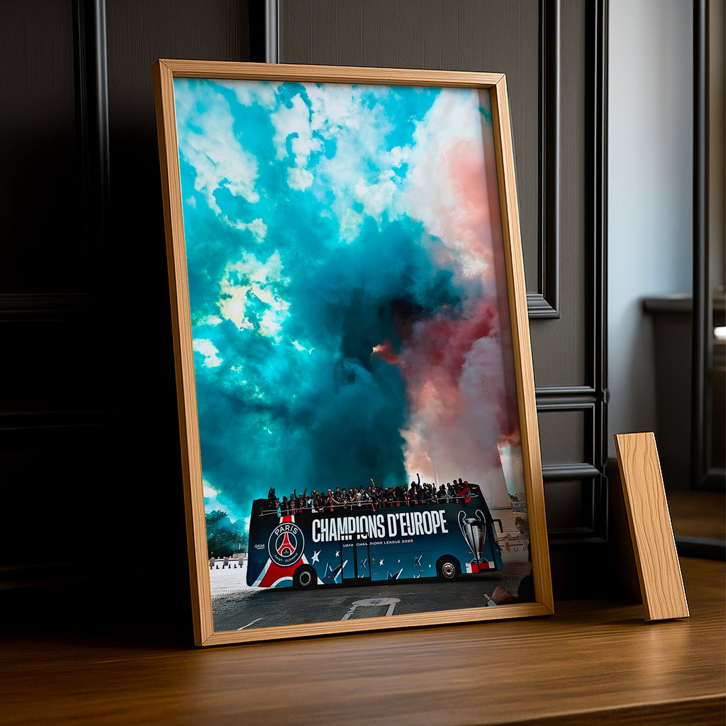 Cadre photo Paris Saint-Germain LDC Bus