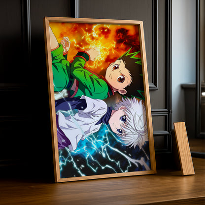 Cadre Photo Hunter x Hunter - Kirua x Gon Energy