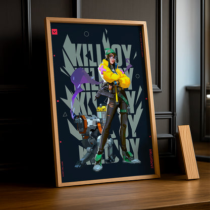 Cadre Photo Valorant - KillJoy